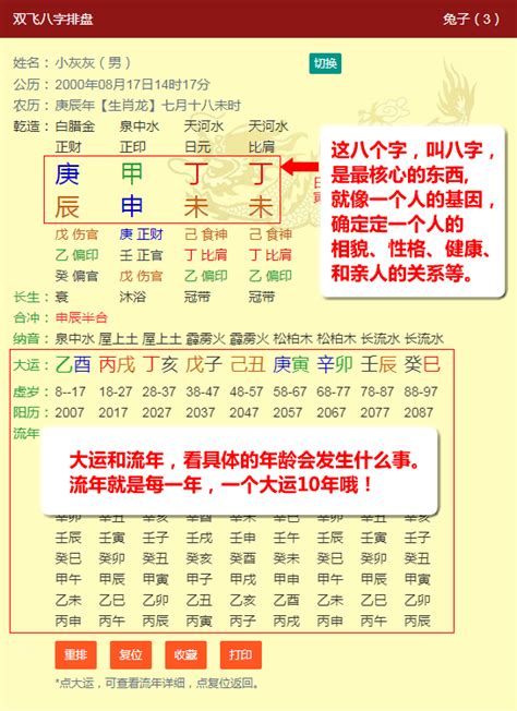 四柱八字線上排盤|八字排盘,四柱八字排盘算命,免费排八字,在线排盘系统